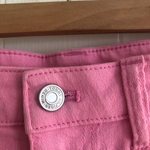 PINK DENIM SKIRT JEAN SKIRT TOMMY HILFIGER ELLE WOODS MEAN GIRLS VIBES - Picture 3 of 10